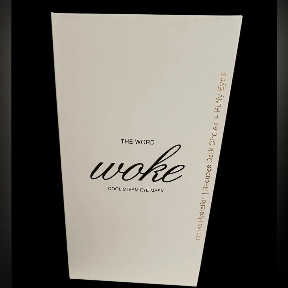 The Word Woke Cool Steam Eye Mask​​​​​